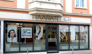 Ladenfassade Haarstudio